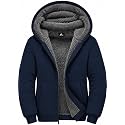 GEEK LIGHTING Boys Sherpa Lined Hoodie Kids Fleece Jacket Sweatshirt