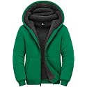 GEEK LIGHTING Boys Sherpa Lined Hoodie Kids Fleece Jacket Sweatshirt
