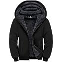 GEEK LIGHTING Boys Sherpa Lined Hoodie Kids Fleece Jacket Sweatshirt
