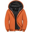 GEEK LIGHTING Boys Sherpa Lined Hoodie Kids Fleece Jacket Sweatshirt