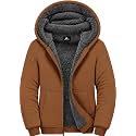 GEEK LIGHTING Boys Sherpa Lined Hoodie Kids Fleece Jacket Sweatshirt