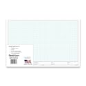 GeekNavy 11" x 17" Isometric Graph Paper 50 Sheets Landscape - 0.25" Grid, Non-photo Blue, High Brightness, Drafting, Engineering, Art, 3D Design (1-Pack)