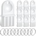 Geelin 10 Pcs Paper Towel Dispenser Key, Universal Replacement, White