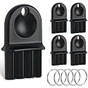 Geelin 5 Pcs Paper Towel Dispenser Key, Universal Replacement, Black