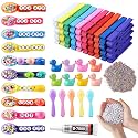 Geelin 80 Pcs Cheer Pins Spirit Clips Kit Multicolor, Spoons