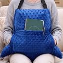 Geelin Hysterectomy Recovery Pillow with 2 Pocket for Abdominal Surgery, Hysterectomy Recovery Must Haves Essentials Abdominal Pillow Post Surgery Gifts for Women(Navy Blue)