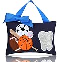 Geelin Tooth Fairy Pillow with Pocket for Kids Lost Tooth Keepsake Pouch