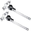 Geetery 4 Pcs Universal Exhaust Hangers Muffler Hanger, Rv Style, Silver
