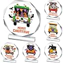 Geetery 6 Halloween Costume Contest Acrylic Trophy Awards Adults