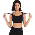 GEIFA High-Impact Velcro Sports Bra Adjustable