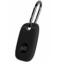 Geiomoo Silicone Case for Tile Pro 2022 Tracker, Soft Flexible Scratch Resistant Cover with Carabiner (Black)