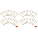 Geiserailie 24 Pieces Mother of Pearl Caviar Spoons Handcraft,3.55 Inch (Pack of 2)