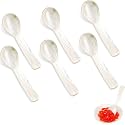Geiserailie 6 Pieces Mother of Pearl Caviar Spoons Handcraft,3.55 Inch