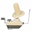 GEIWOGUO Yarn Winder Fiber Yarn String Ball Winder Holder Hand Operated (Gray)