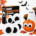 Gejoy 3.15 Inch 4 Pcs Giant Googly Eyes Self Adhesive Large Wiggle Eyes