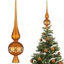 Gejoy Mercury Glass Christmas Tree Topper Finials Ornaments Mexican Design