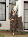 GEKHA Women Kurta Pant Dupatta Set