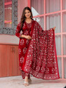 GEKHA Women Kurta Pant Dupatta Set