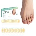 Gel Blister Bandages Hydrocolloid Bandages - Welnove 30ct Blister Cushions (Toe Pack) - Blister Bandages for Heel, Toe &amp; Foot - Blister Pads for Prevention &amp; Recovery - Water Resistant Bandages