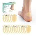 Welnove Gel Blister Bandages for Feet - 21ct Blister Cushion for Heel, Toe - Water-Resistant Hydrocolloid Bandages - Blister Pads for Prevention &amp; Recovery (Heel Pack)