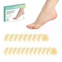 Welnove Gel Blister Bandages for Feet - 21ct Blister Cushion for Heel, Toe - Water-Resistant Hydrocolloid Bandages - Blister Pads for Prevention & Recovery (Spot Pack)