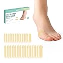 Welnove Gel Blister Bandages for Feet - 30ct Blister Cushion for Heel, Toe - Water-Resistant Hydrocolloid Bandages - Blister Pads for Prevention &amp; Recovery (Spot Pack)