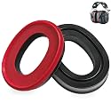 Gel Ear Cushions for 3M Peltor X1A-X5A, Peltor Tactical 100 300 500 (Red)