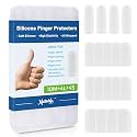 Gel Finger Cots Protectors, Silicone Covers, Bandages, Caps & Sleeve, Clear