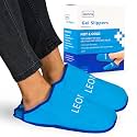 Gel Ice Pack Slippers for Foot Pain, Provides Hot and Cold Therapy, Blue