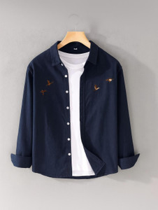 GELAI ENTERPRISE Men Self Design Embroidered Casual