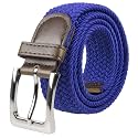Gelante Canvas Elastic Fabric Woven Stretch Multicolored Braided Belts