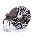 Gelante Canvas Elastic Fabric Woven Stretch Multicolored Braided Belts