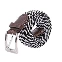 Gelante Canvas Elastic Fabric Woven Stretch Multicolored Braided Belts