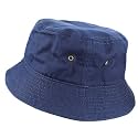Gelante Solid Color 100% Cotton Bucket Hat for Women and Men Packable Travel Summer Beach Hat