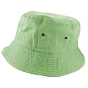 Gelante Solid Color 100% Cotton Bucket Hat for Women and Men Packable Travel Summer Beach Hat