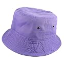 Gelante Solid Color 100% Cotton Bucket Hat for Women and Men Packable Travel Summer Beach Hat