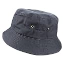 Gelante Solid Color 100% Cotton Bucket Hat for Women and Men Packable Travel Summer Beach Hat