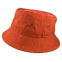 Gelante Solid Color 100% Cotton Bucket Hat for Women and Men Packable Travel Summer Beach Hat