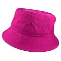 Gelante Solid Color 100% Cotton Bucket Hat for Women and Men Packable Travel Summer Beach Hat