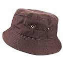 Gelante Solid Color 100% Cotton Bucket Hat for Women and Men Packable Travel Summer Beach Hat