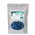 Gelatin Empty Capsules (PACK OF 1000) (METALLIC BLUE, SIZE 0 (500 MG))