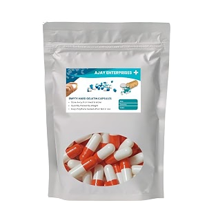 gelatin empty capsules size 0 500 mg pack of 1000 orange white size 0 500 mg