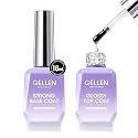 GELLEN Gel Top Coat and Base Coat, UV LED Lamp Needed