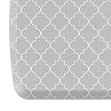 GelPro Elite Premier Anti-Fatigue Kitchen Comfort Floor Mat, 20x48, Lattice Light Grey Stain Resistant Surface with Therapeutic Gel and Energy-Return Foam for Health &amp; Wellness