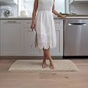 GelPro Elite Premier Anti-Fatigue Kitchen Comfort Floor Mat, 20x36,Trellis Khaki Stain Resistant Surface with Therapeutic Gel and Energy-Return Foam for Health &amp; Wellness
