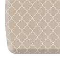 GelPro Elite Premier Anti-Fatigue Kitchen Comfort Floor Mat, 20x48”, Trellis Khaki Stain Resistant Surface with Therapeutic Gel and Energy-Return Foam for Health and Wellness