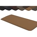 GelPro Elite Premier Anti-Fatigue Kitchen Comfort Floor Mat, 20x48”, Linen Khaki Stain Resistant Surface with Therapeutic Gel and Energy-return Foam for Health and Wellness
