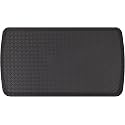 GelPro Elite Premier Gel &amp; Foam Cushioned Anti-Fatigue Kitchen Floor Comfort Mat, Padded Stain-Resistant, Waterproof, Non-Slip Comfort Padded Desk/Office Mat, 20" x 36", Basketweave Black