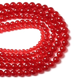 healing crystals jewelary making gemstone round beads for jewelry making  includes elastic string and needles for making cutomize bracelet 8mm red onyx
