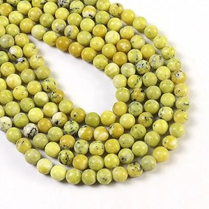 healing crystals jewelary making gemstone round beads for jewelry making  includes elastic string and needles for making cutomize bracelet 6mm serpentine